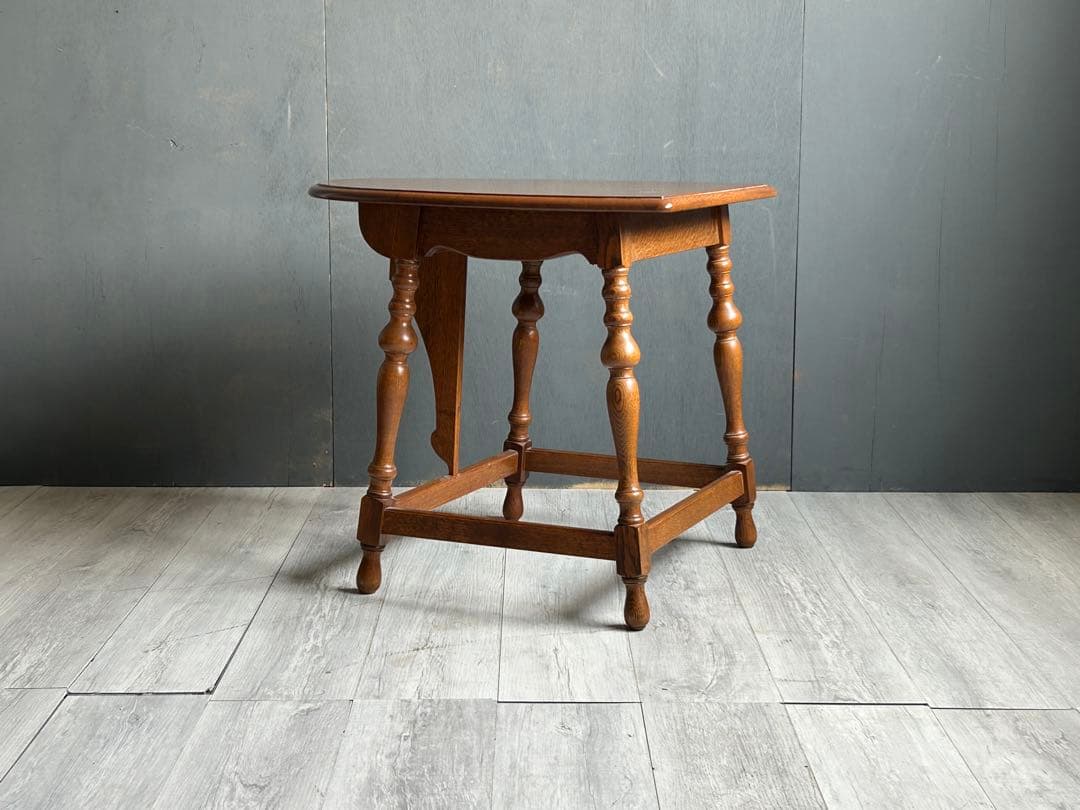 希少ホビンレッグサイドテーブルローテーブルアンティーククラシックSG