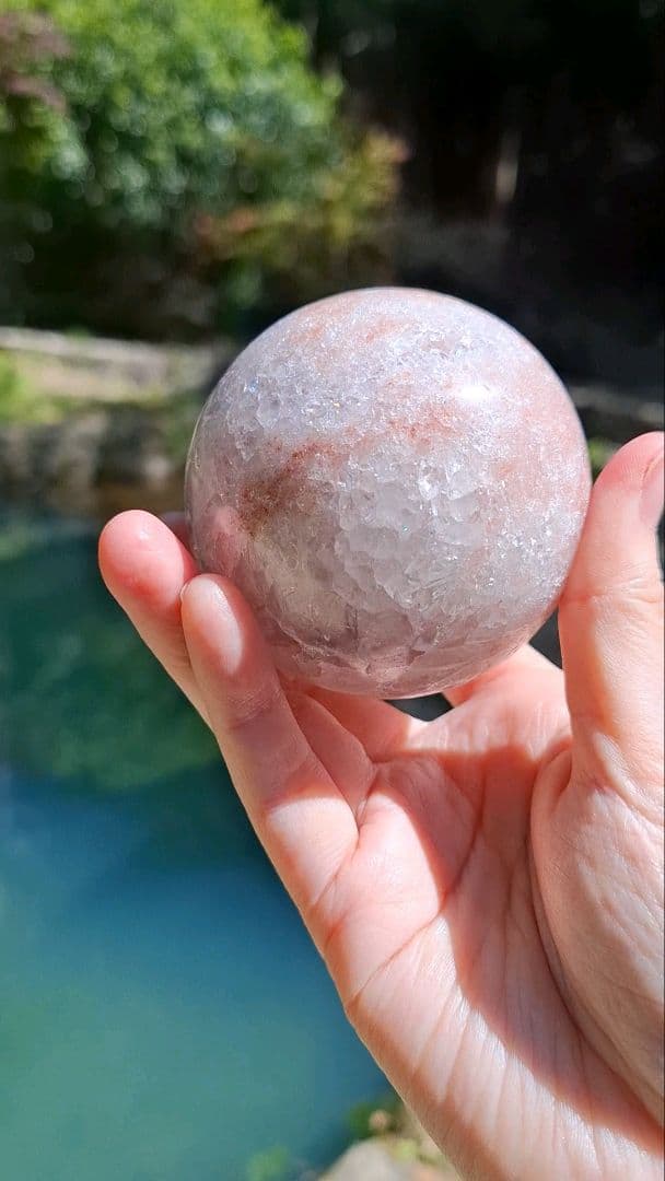 ピンクアメジストスフィア【可憐】