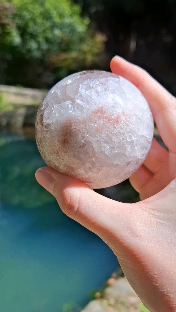 ピンクアメジストスフィア【可憐】