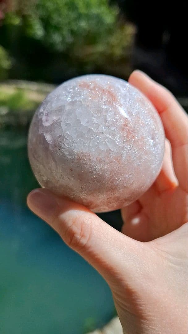 ピンクアメジストスフィア【可憐】