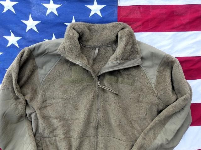 米軍実物 ポーラテックフリースジャケット L-R コヨーテ ECWCS 157