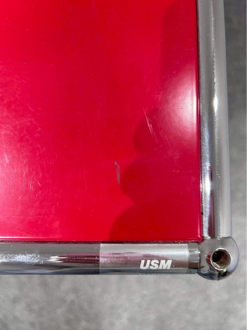 【希少】USM Haller ハラー ワゴン ルビーレッド