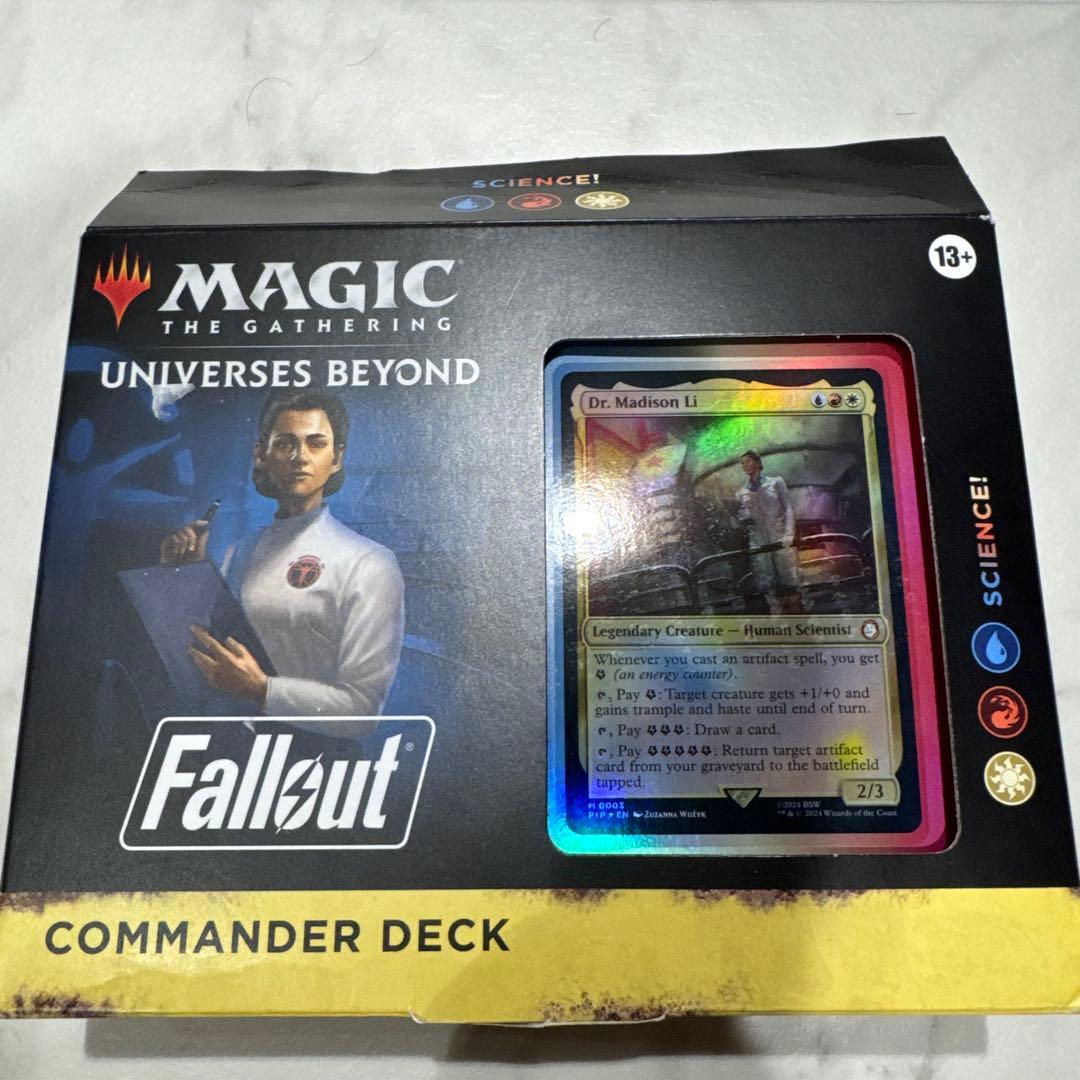 開封済み欠品有りmtg 科学の力! フォールアウト構築済みデッキ 英語版