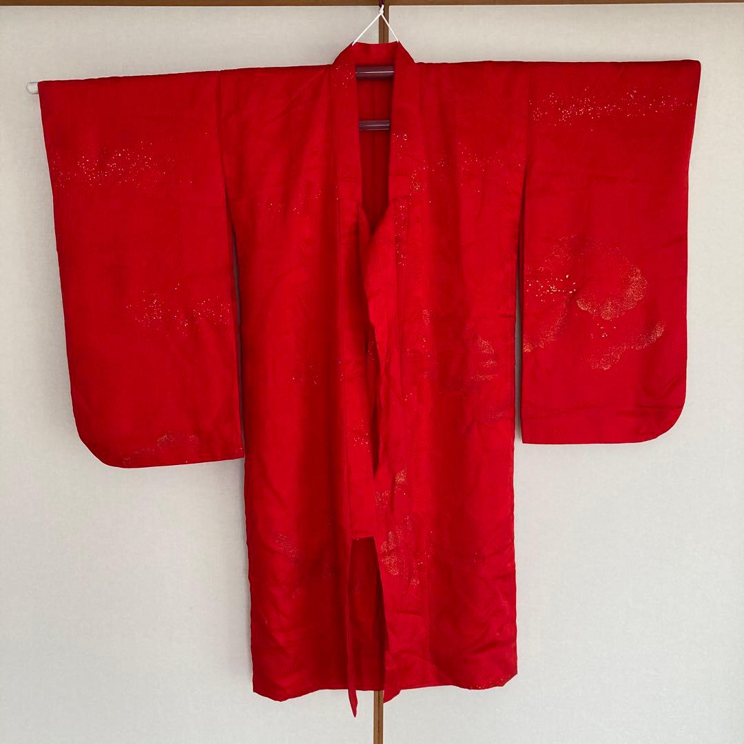 七五三　7歳　アンティーク　着物と長襦袢