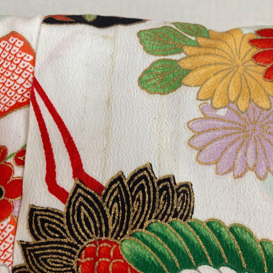 七五三　7歳　アンティーク　着物と長襦袢