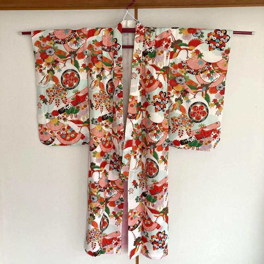 七五三　7歳　アンティーク　着物と長襦袢