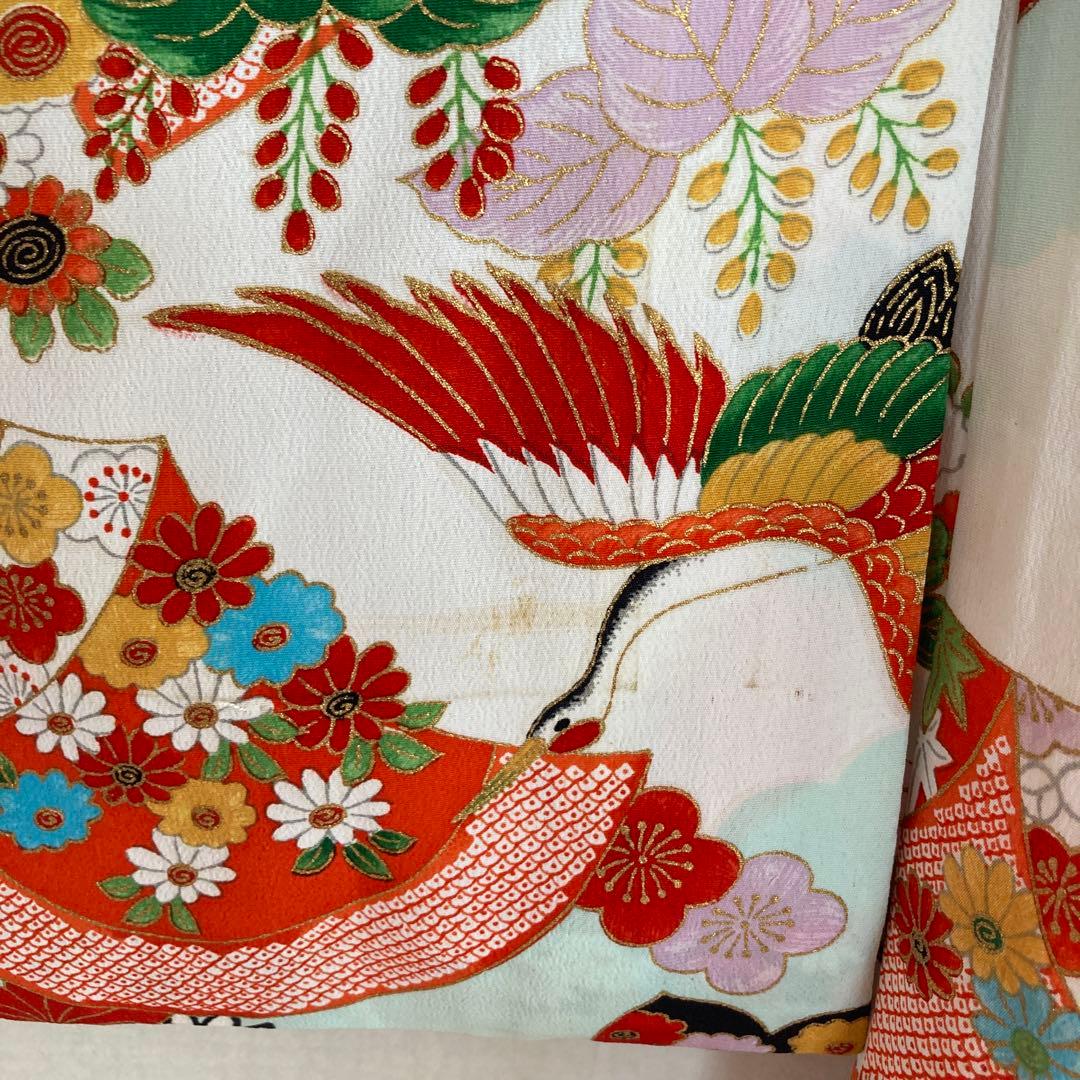 七五三　7歳　アンティーク　着物と長襦袢