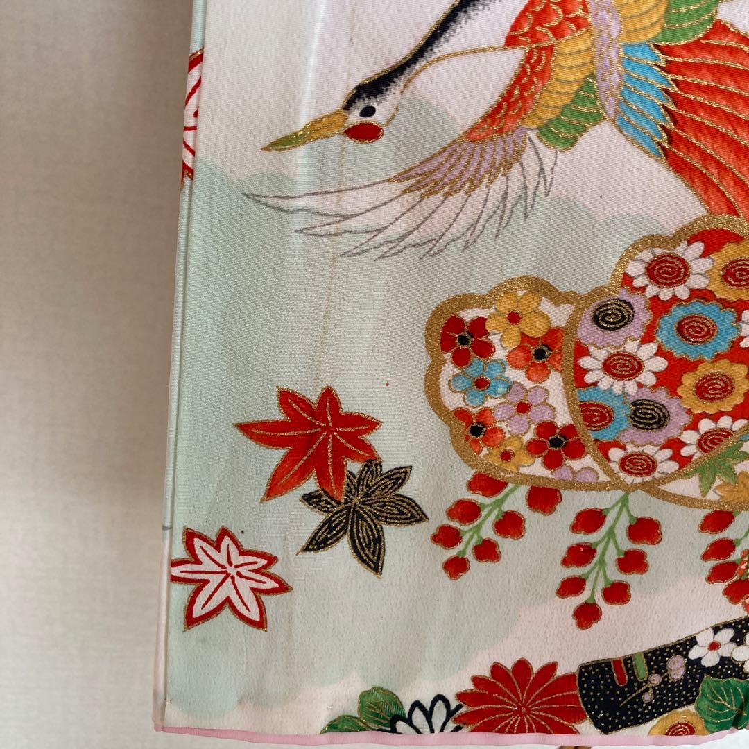 七五三　7歳　アンティーク　着物と長襦袢