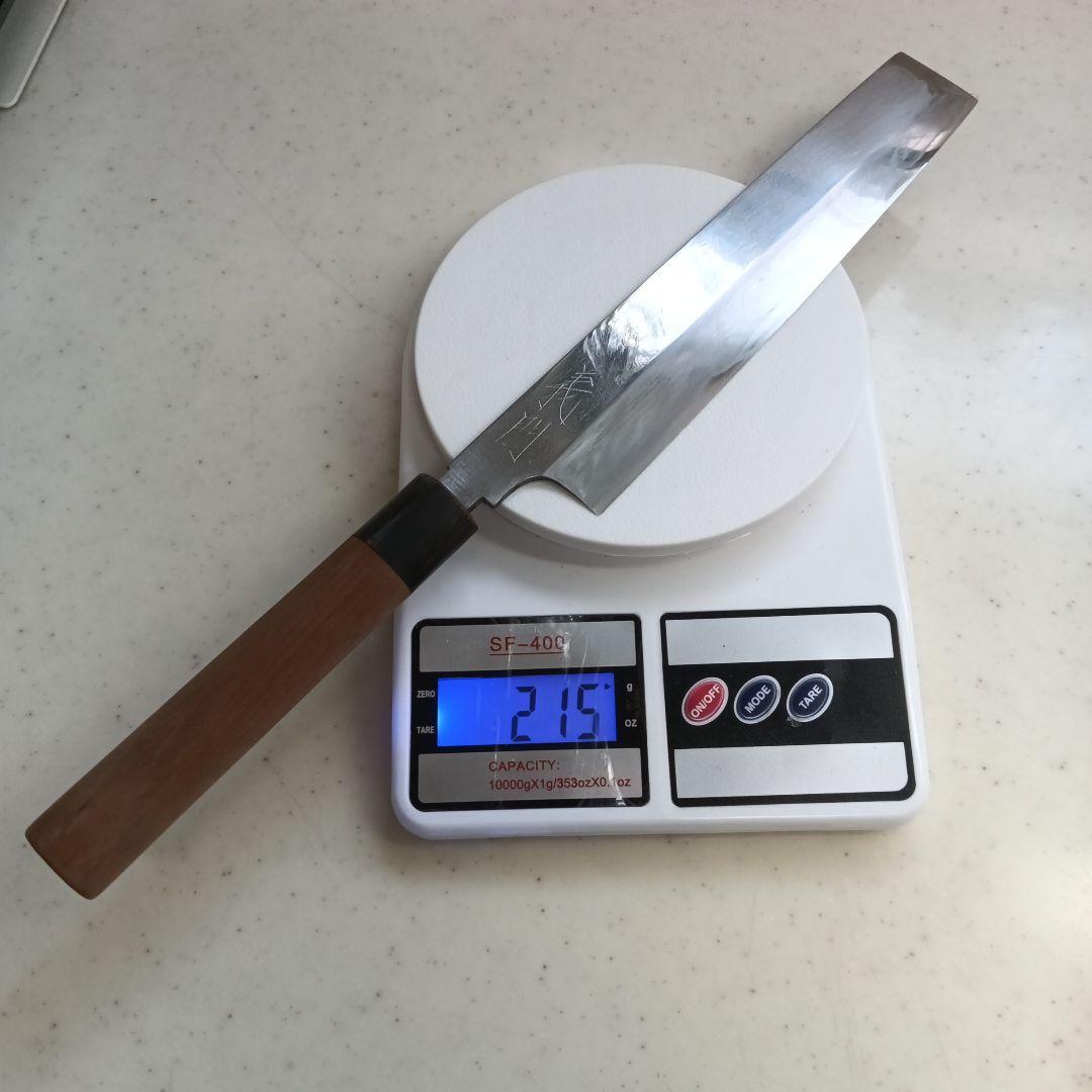 義門　刃渡り約20cm　薄刃包丁