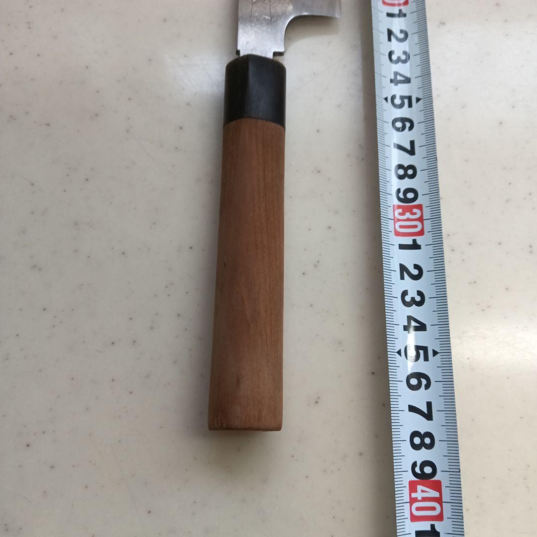 義門　刃渡り約20cm　薄刃包丁