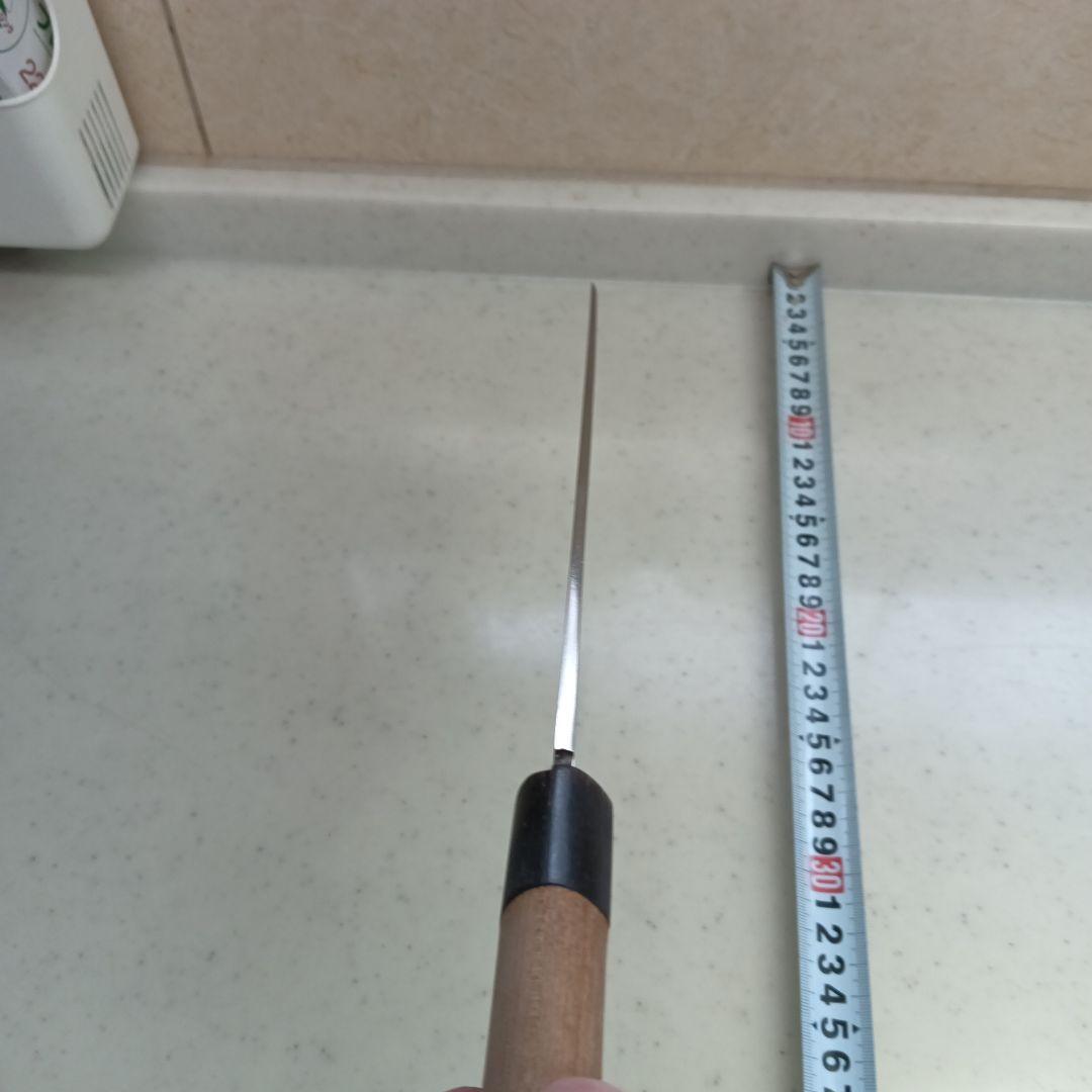 義門　刃渡り約20cm　薄刃包丁