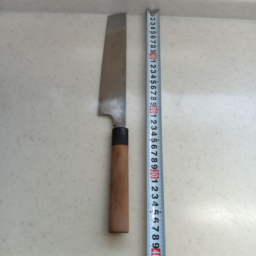 義門　刃渡り約20cm　薄刃包丁