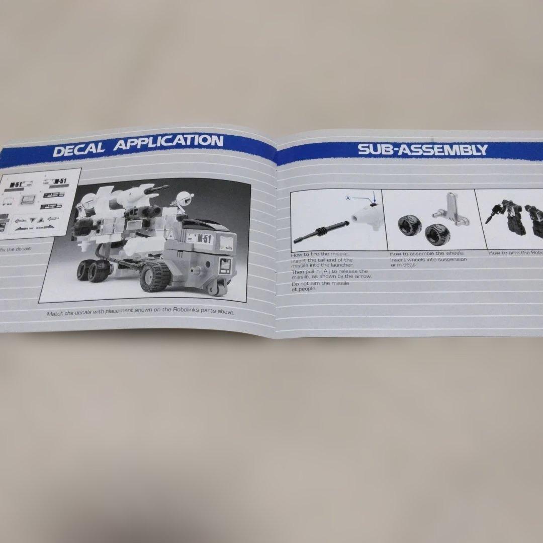 海外版(欠損あり) 合体戦士ブロックマン　タカラ　当時物1980年代