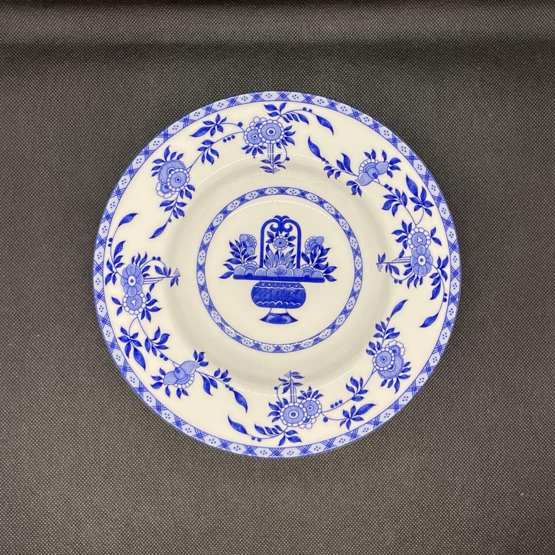 ミントン　ブルーデルフト　リムスーププレート　5枚セット