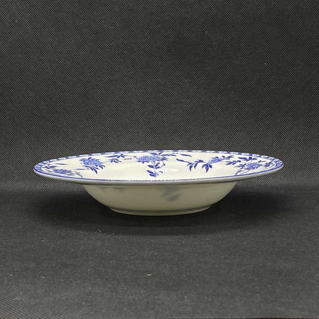 ミントン　ブルーデルフト　リムスーププレート　5枚セット