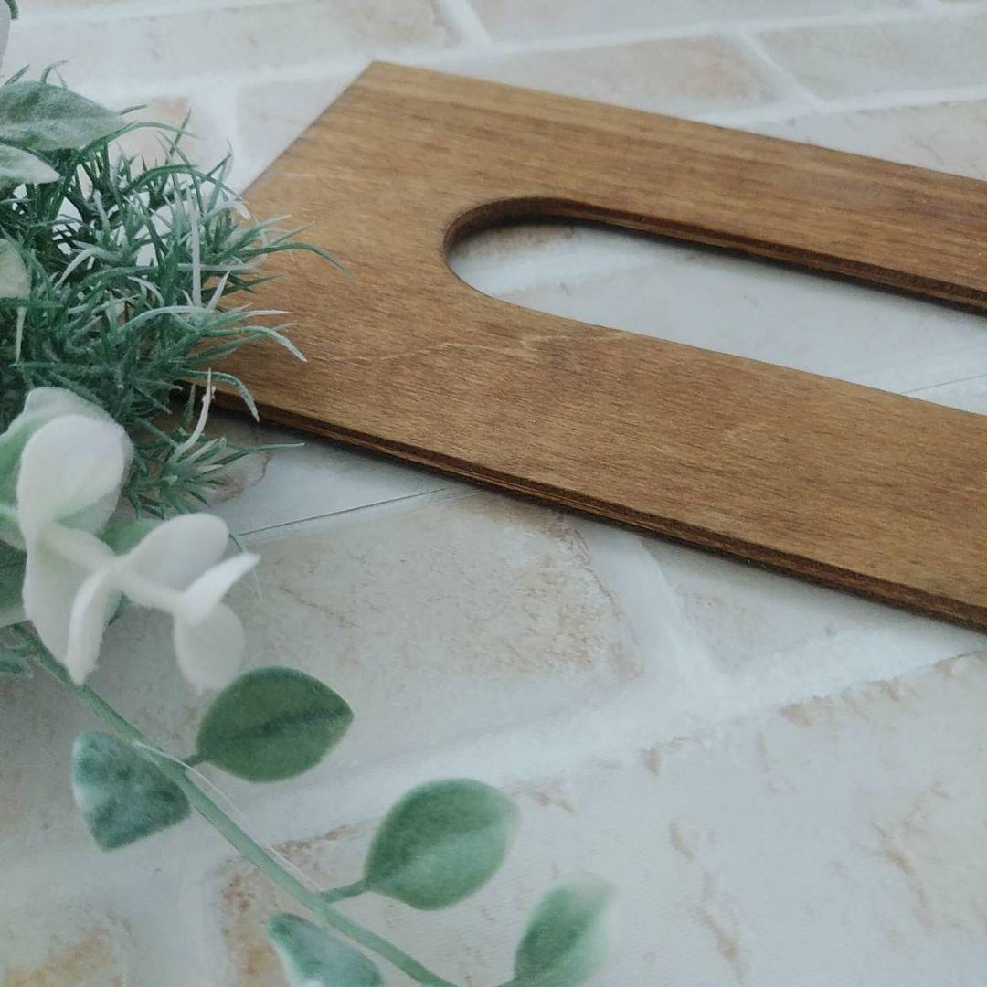 木製ボックスティッシュケース  ハンドメイド 試作品 004