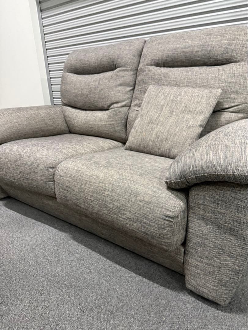 ニトリ Nポケット　ハイバック2人がけソファ　ファブリックソファ