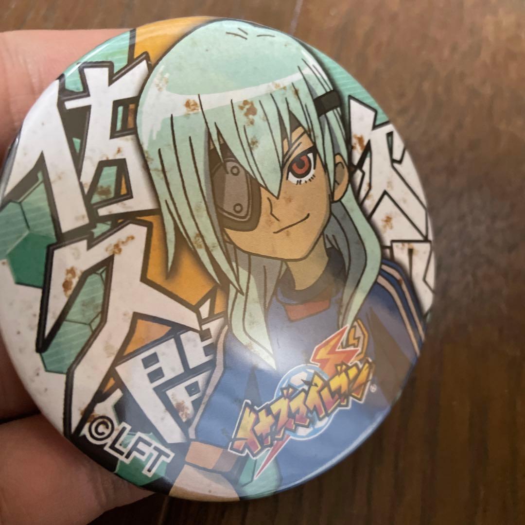 イナズマイレブン 佐久間次郎 ドデカ缶バッジ 2点セット 真帝国学園