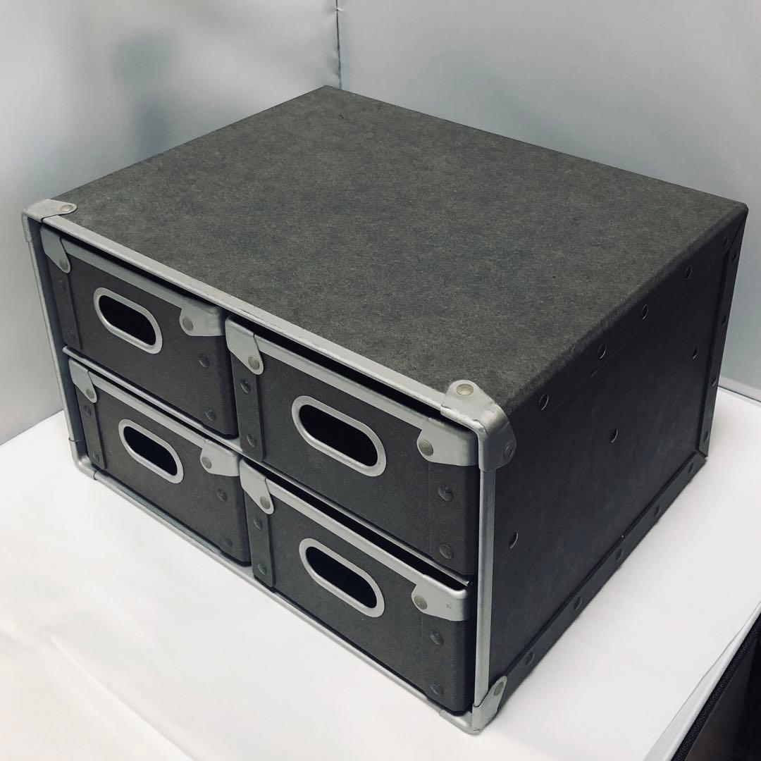 無印良品】 硬質パルプボックス 引き出し4個 収納ケース - メルカリ
