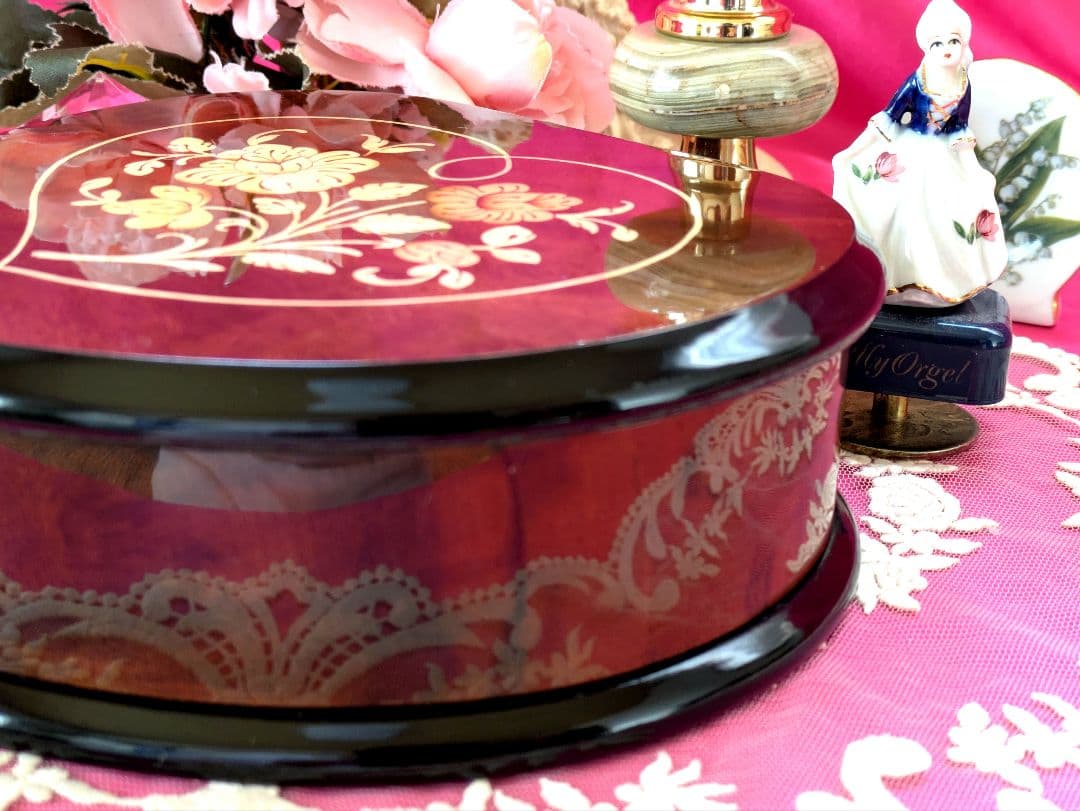 お値下げ✾イタリア製・象嵌ジュエリーボックスオルゴール✾