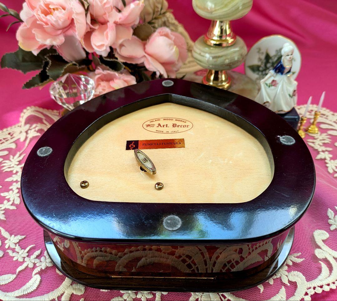 お値下げ✾イタリア製・象嵌ジュエリーボックスオルゴール✾