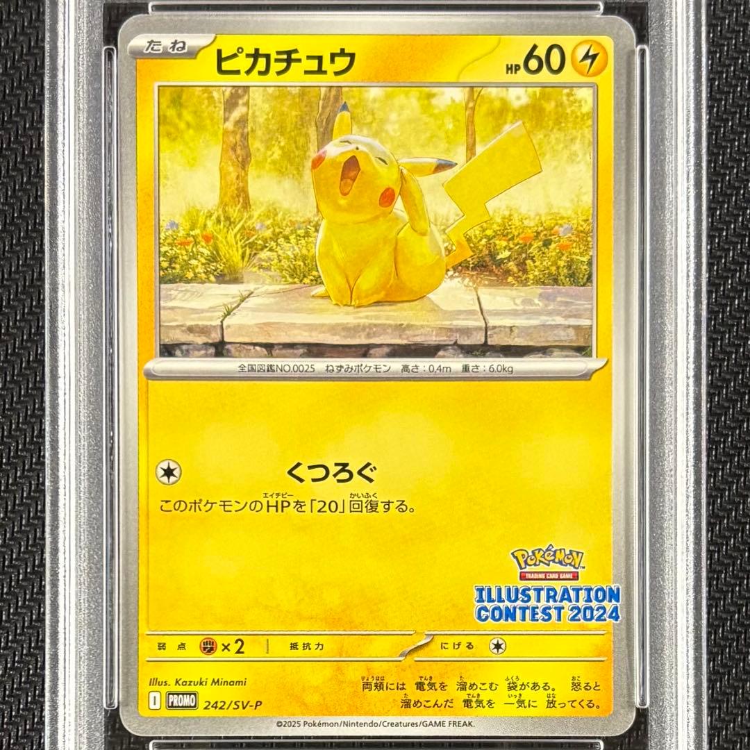 2025 ピカチュウ イラストレーション コンテスト ジムプロモ psa10