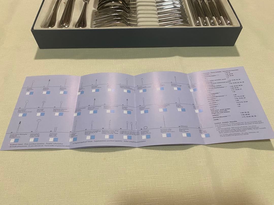 【未使用】Villeroy & Boch カトラリー23本セット