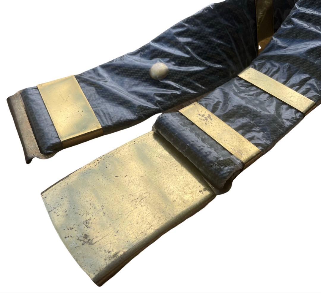 米軍本物海兵隊USMC制服用儀礼ベルトゴールドバックル付き - メルカリ