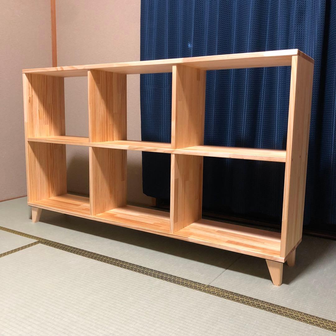 ハンドメイド　脚付き格子棚・ラック　オーダー受け付けます。