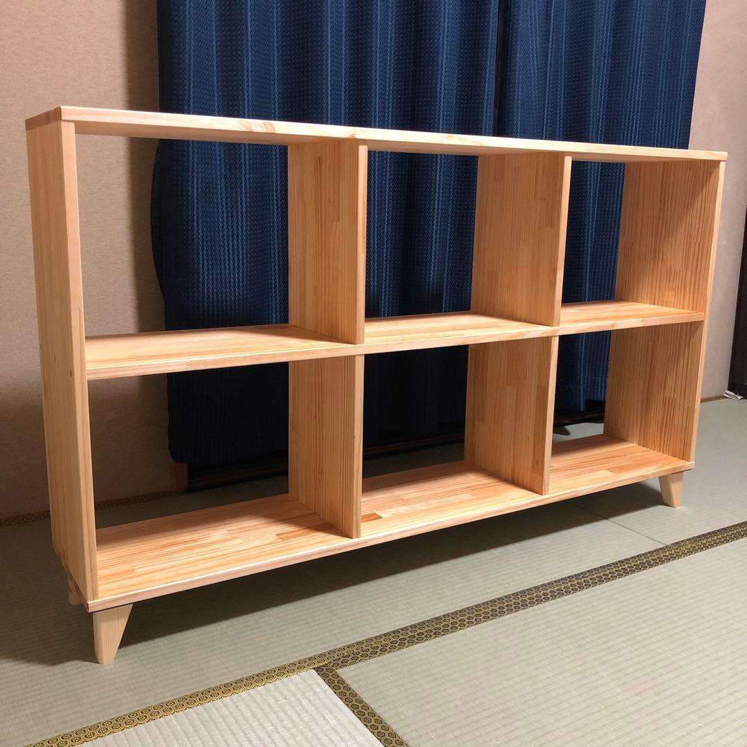 ハンドメイド　脚付き格子棚・ラック　オーダー受け付けます。