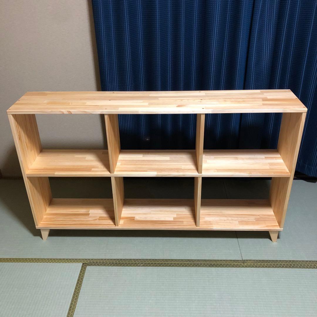ハンドメイド　脚付き格子棚・ラック　オーダー受け付けます。