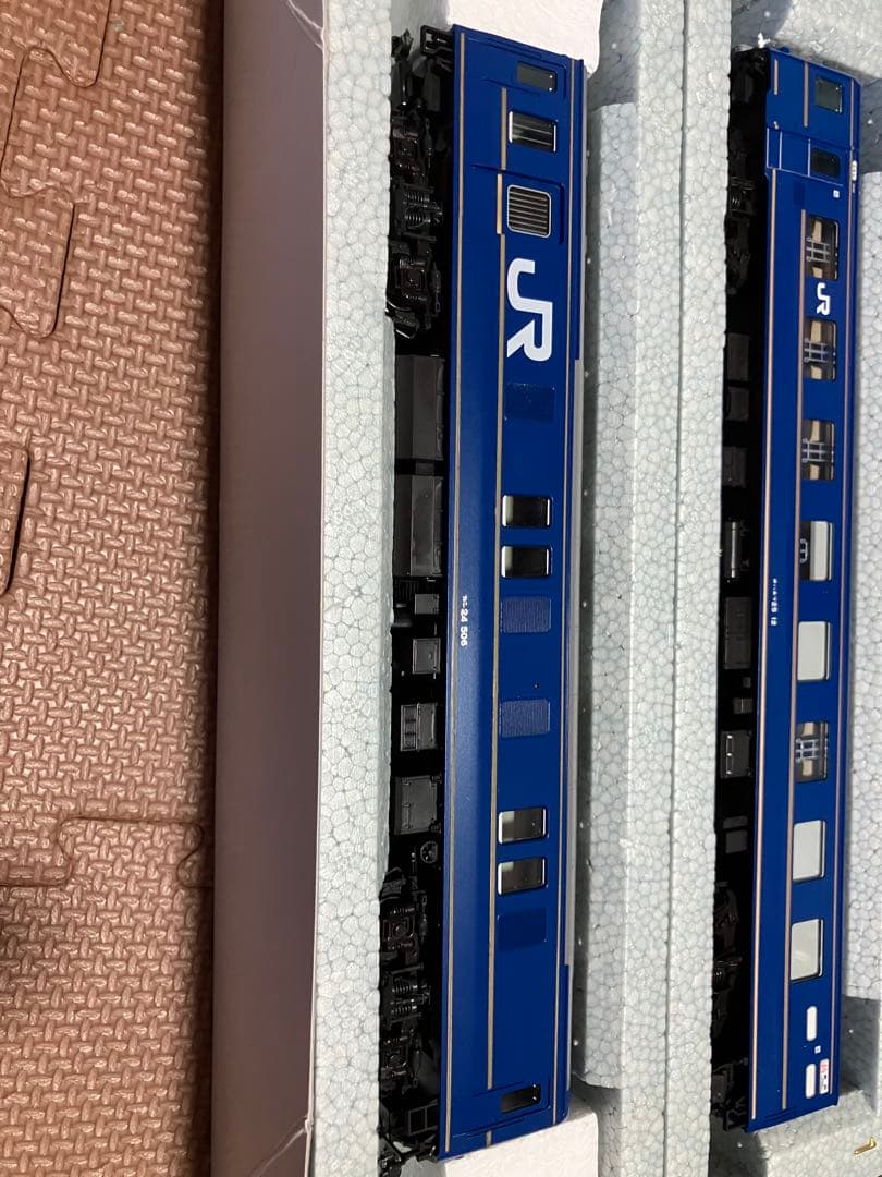 hO KATO ゆうづるラストラン編成　10両　24系　ブルートレイン