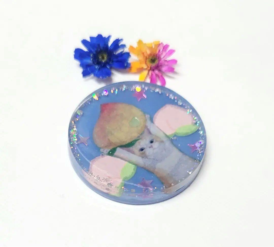 NO.50❤も・も❤ネコ❤持っちゃってますシリーズ❤レジンヘアゴム