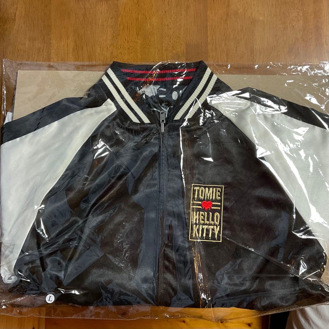 Lサイズ スカジャン 伊藤潤二 サンリオ ギャル富江 ハローキティ 富江