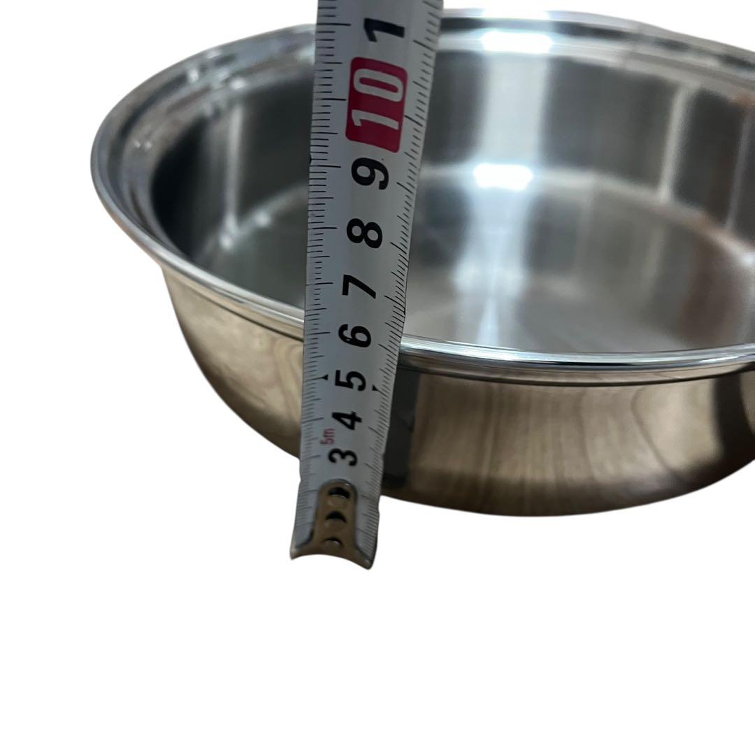 【未使用品】Amway Queen Cook 中フライパン 18-8ステンレス製