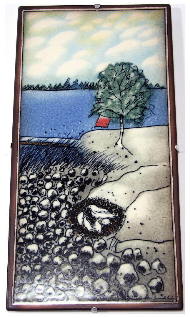 ヘルヤ・リウッコ 陶板 Summer in our Hearts ３枚組