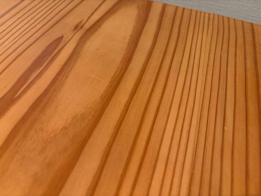 杉無垢天板とKANDEMONO THE LEGS Iライン BlackSteel