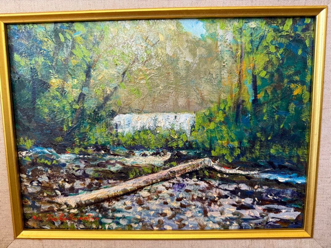 110.「タイトル不明」髙橋一善 油絵