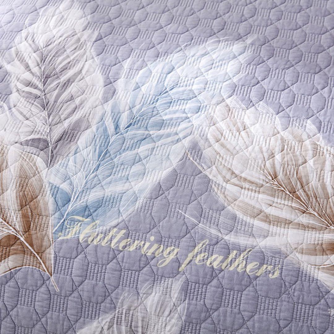 キルトベッドカバー3点セット綿マルチカバー キルティング 229