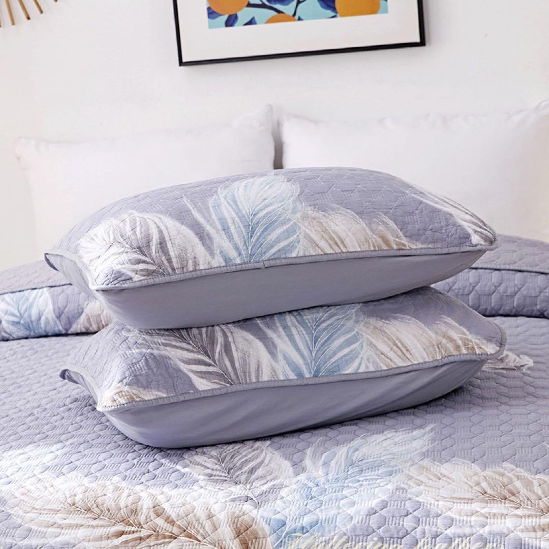 キルトベッドカバー3点セット綿マルチカバー キルティング 229