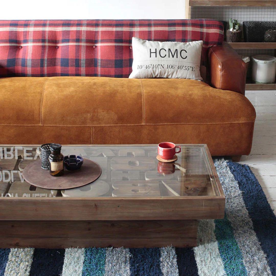 ABC木製センターテーブル 家具・インテリア 机・テーブル センター