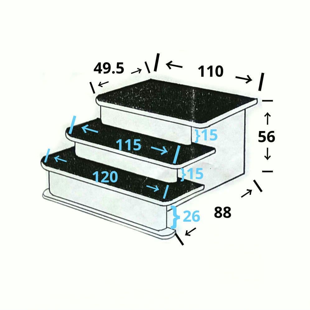 台のみ(三段)　ひな壇　雛祭り