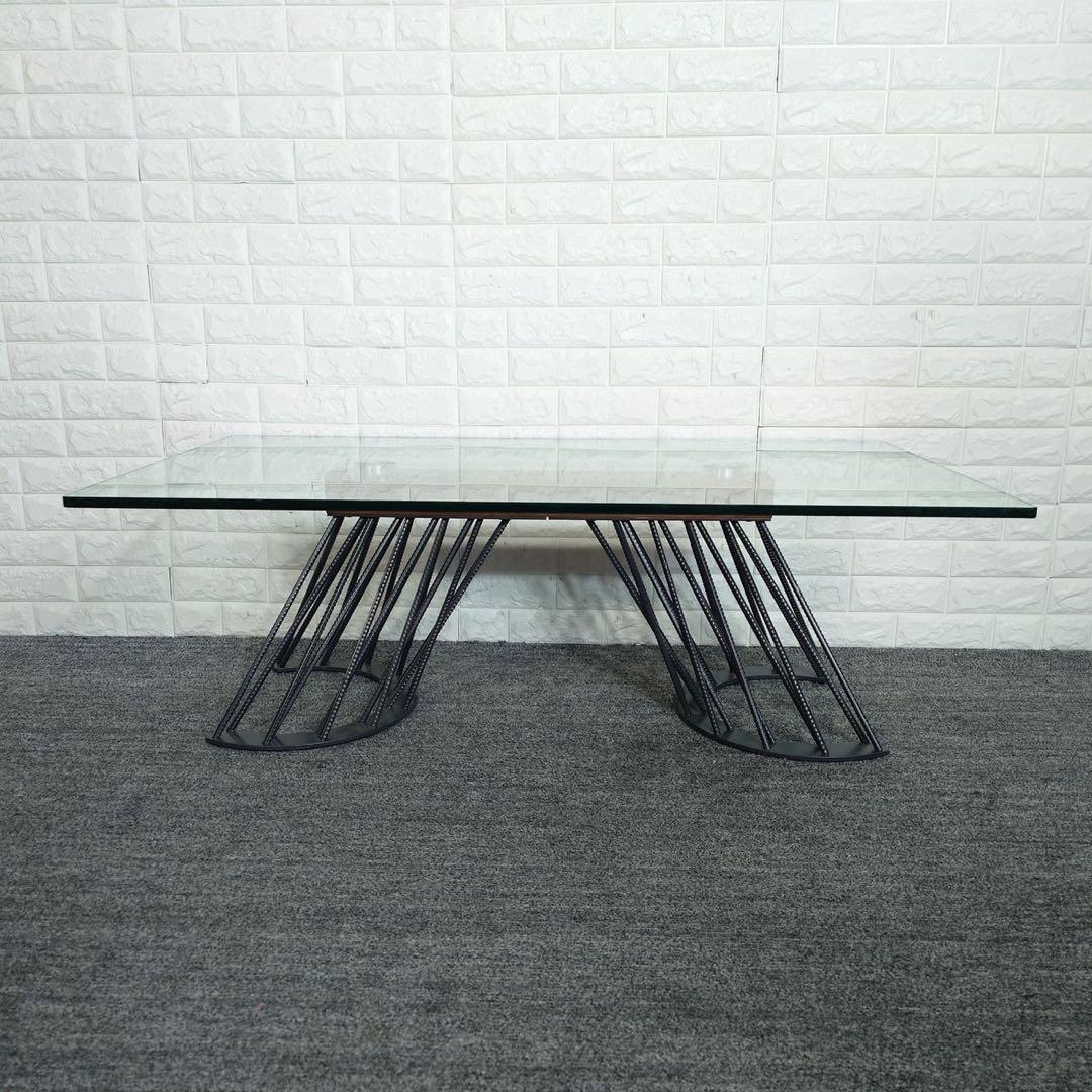 ガラステーブル センターテーブル リビングテーブル 机 インテリア K103