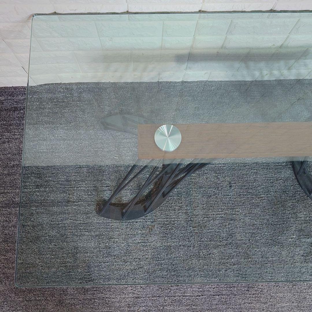 ガラステーブル センターテーブル リビングテーブル 机 インテリア K103