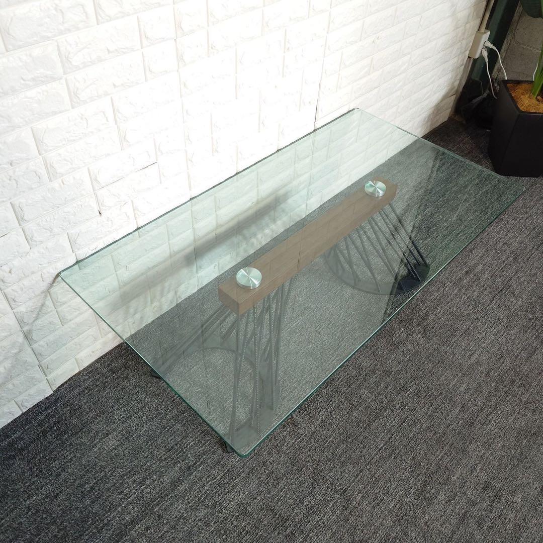 ガラステーブル センターテーブル リビングテーブル 机 インテリア K103