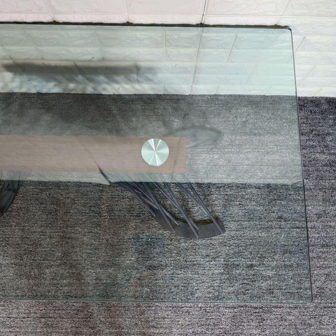 ガラステーブル センターテーブル リビングテーブル 机 インテリア K103