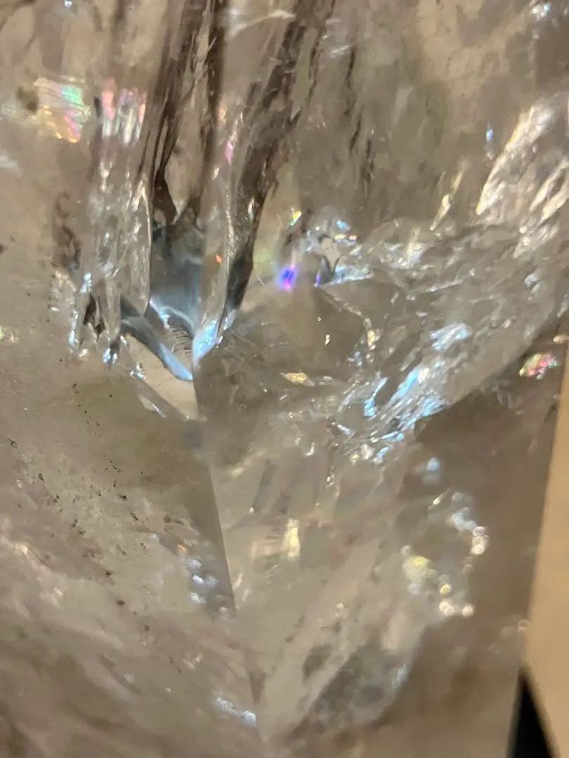 【COCOさま専用】特大水晶 3.2kg レインボー多数天然石アイリスクリスタル