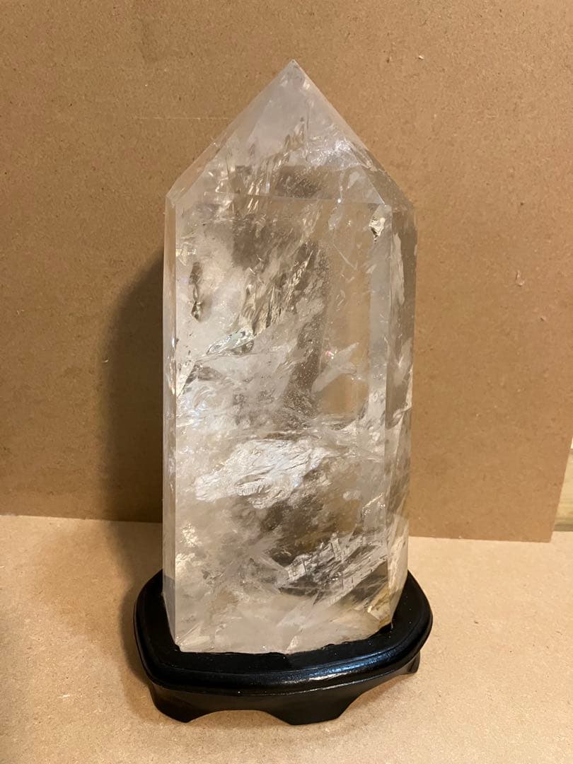 【COCOさま専用】特大水晶 3.2kg レインボー多数天然石アイリスクリスタル