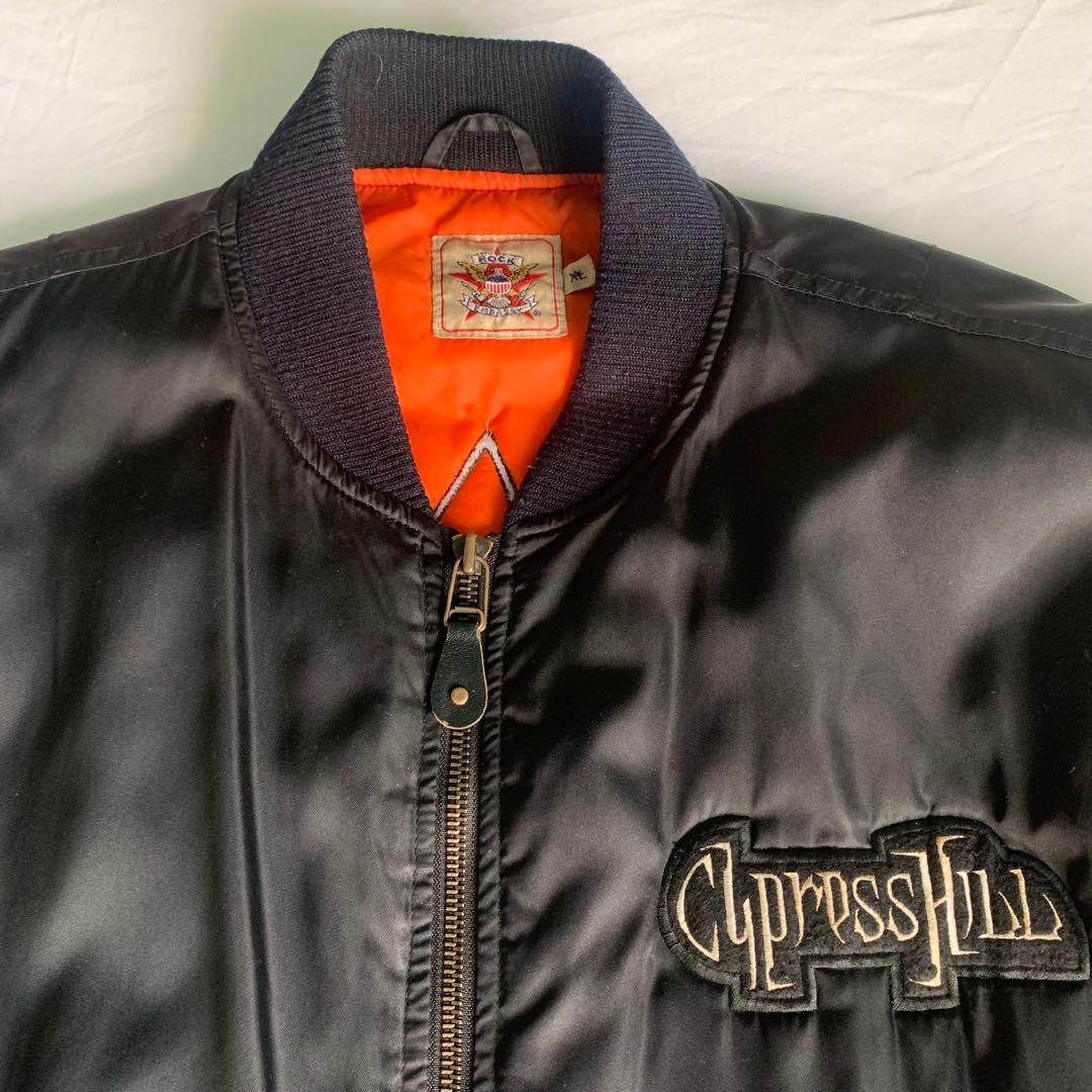 希少レア 90s Cypress Hill サイプレスヒル MA-1 ジャケット - メルカリ