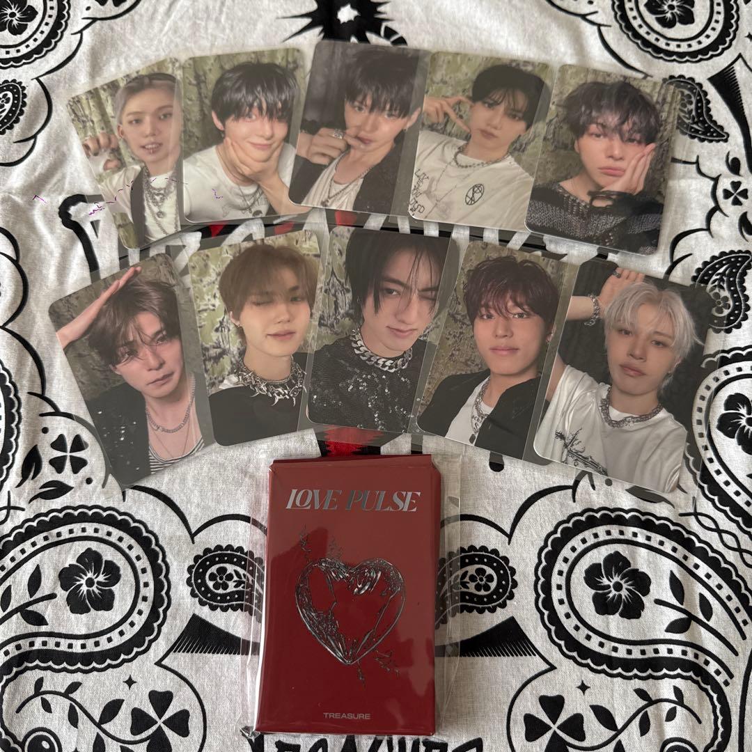 TREASURE [LOVE PULSE] トレカ10枚セット➕マグネット - メルカリ